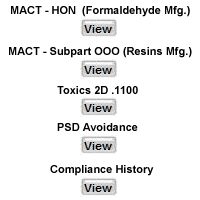 Hexion - Key Emission Limits